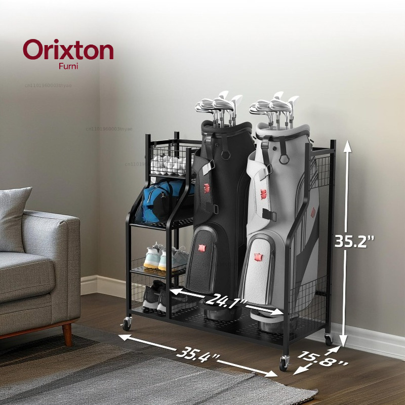 Suporte para Bolsa de Golfe, E - Golf Equipment Garage Storage avaliação e preço